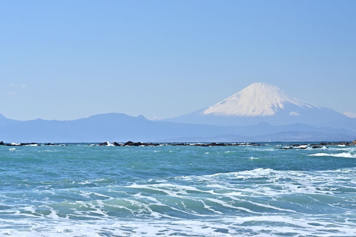 三浦半島　富士山