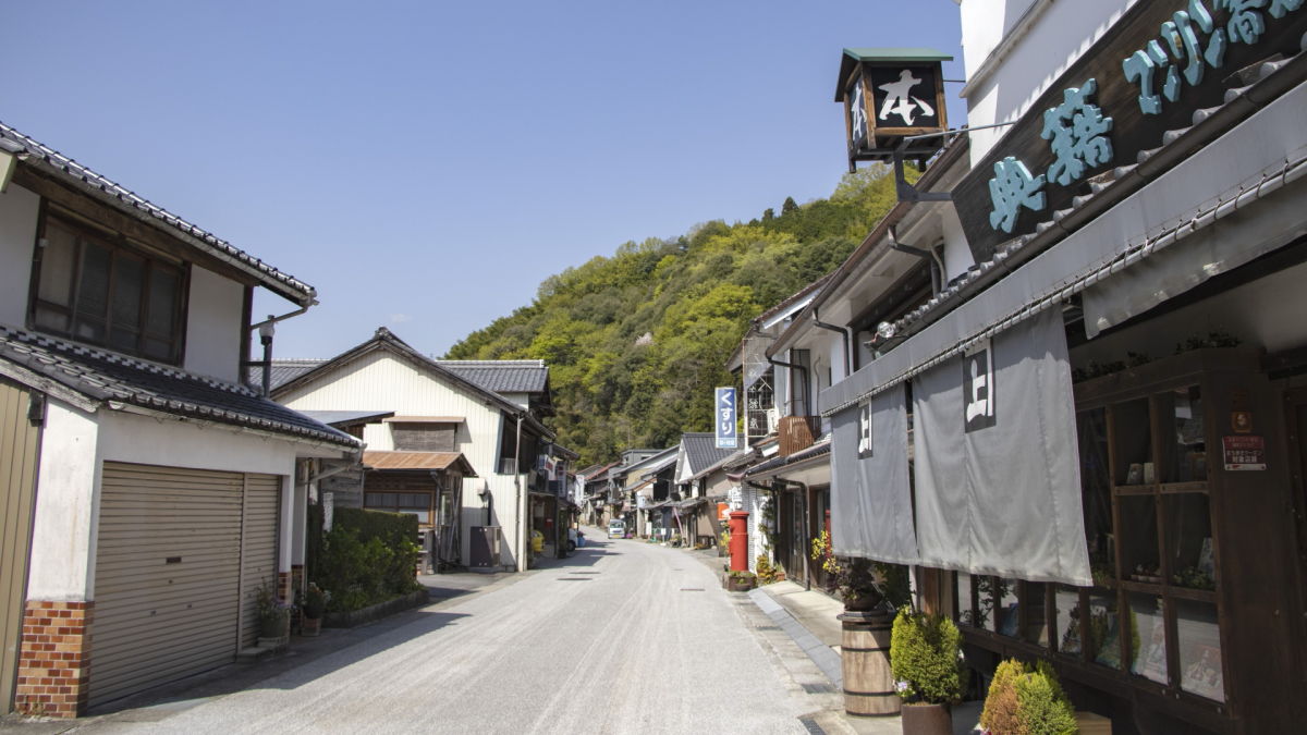 足助の町並み