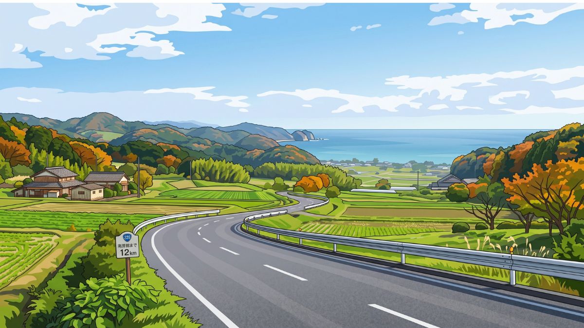 房総半島の快走路